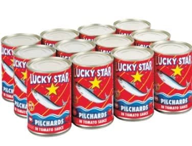 Lucky Star Pilchards in Tomato Sauce Sea Foods (400 g, Pack of 12) - image 1