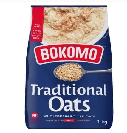 Bokomo Whole Grain Rolled Oats Pouch (10 x 1 kg) - image 1