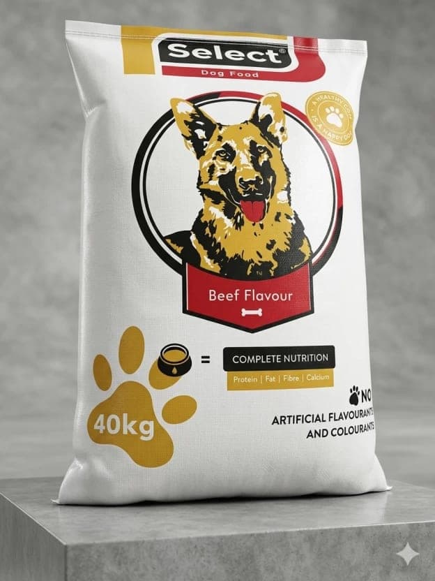 SELECT Dog Food Beef (40kg)