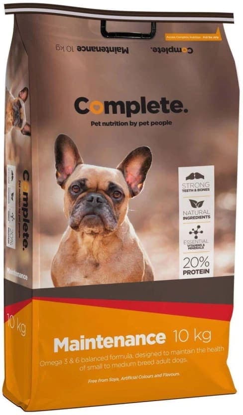 Complete Maintenance Dog Food Small/Medium Breed (10kg) - image 1