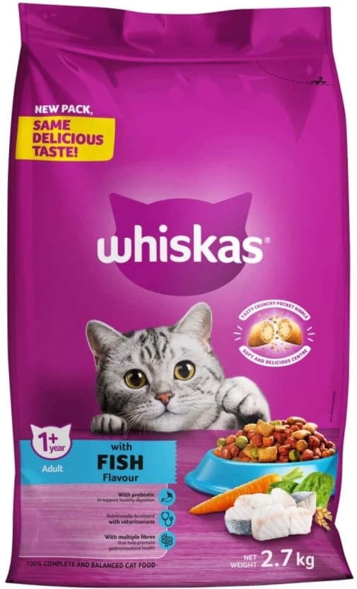 Whiskas With Prebiotic Fish (2.7kg) - image 1