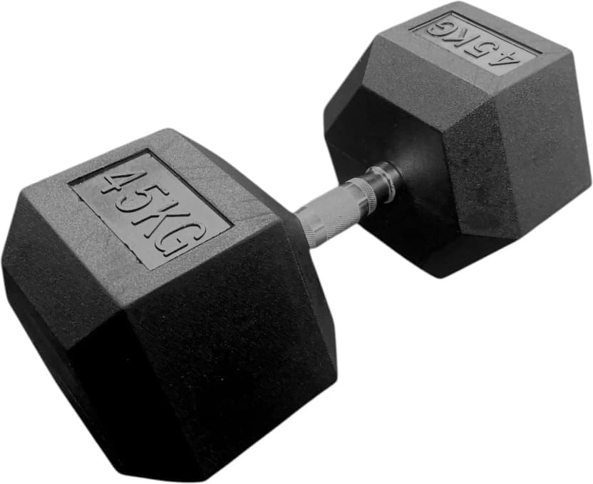 i-Fitness Single Hexagon Hex Dumbbells (45 kg) - image 1